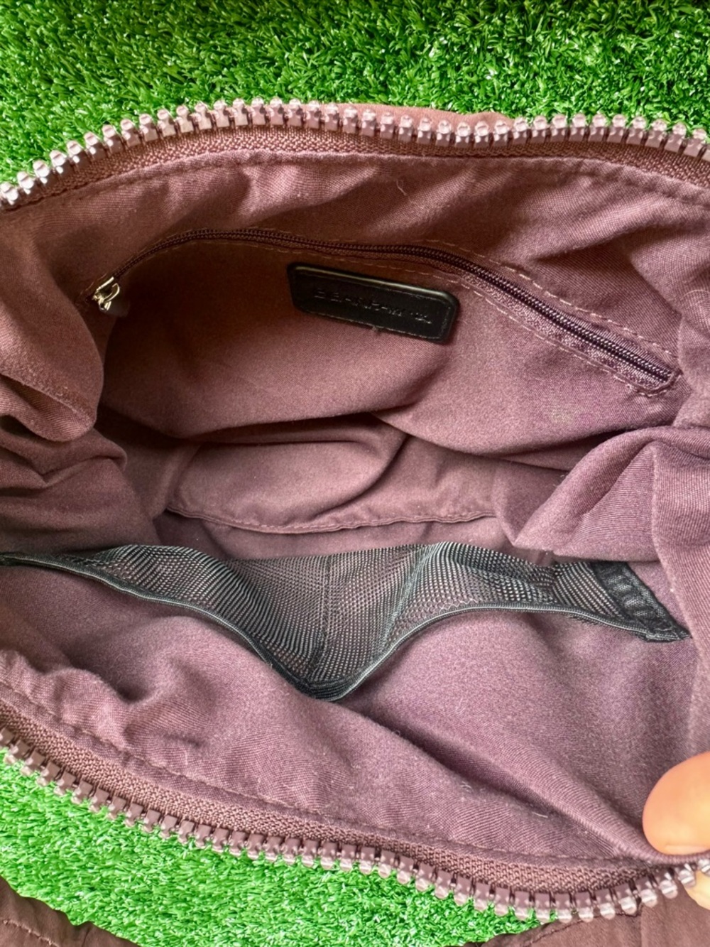BearPaw Burgundy Padded Shoulder Bag - Picture 2 of 3